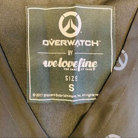 We Love Fine Overwatch Logo Dress Blizzard Cosplay - Picture 6 of 10
